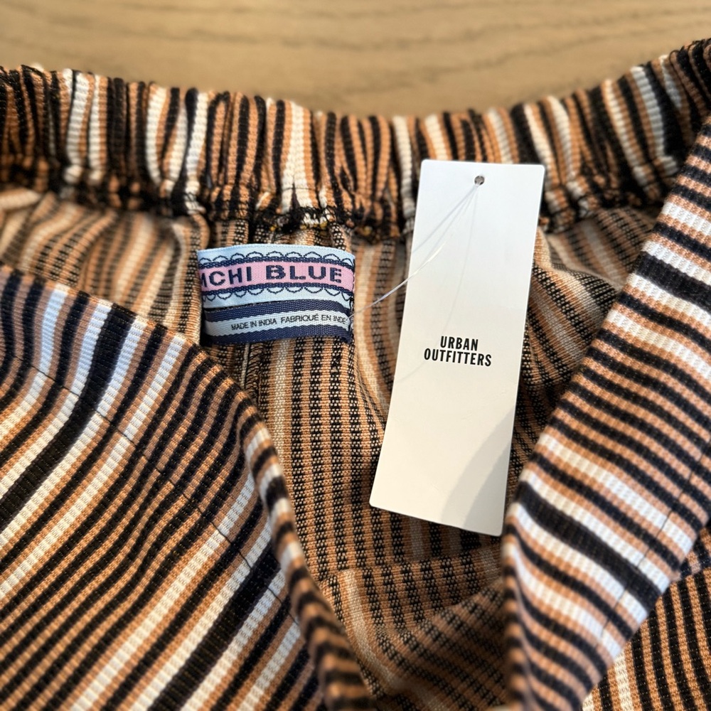 Urban Outfitters Kimchi Blue Striped Wide-Leg Pants - Picture 4 of 8